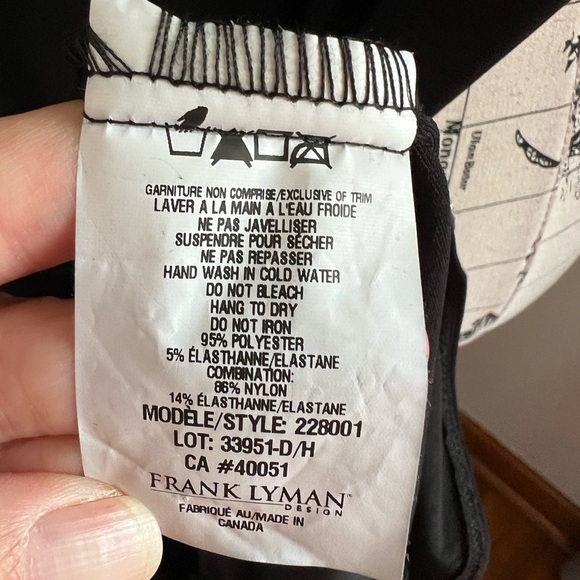 Frank Lyman Sleeveless Dress With Crystal Details - Picture 9 of 9